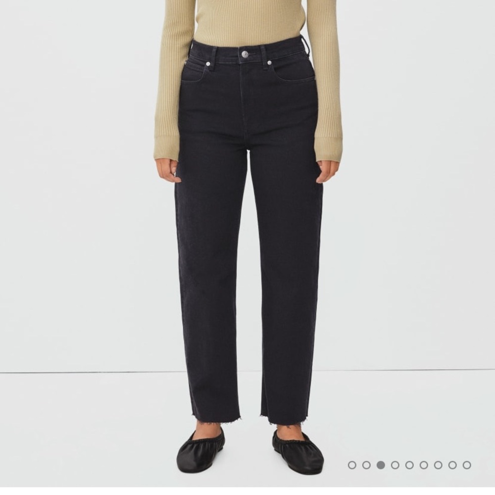 EVERLANE the way high jeans size 26 coal color
